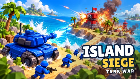Island Siege: Tank War – logotip